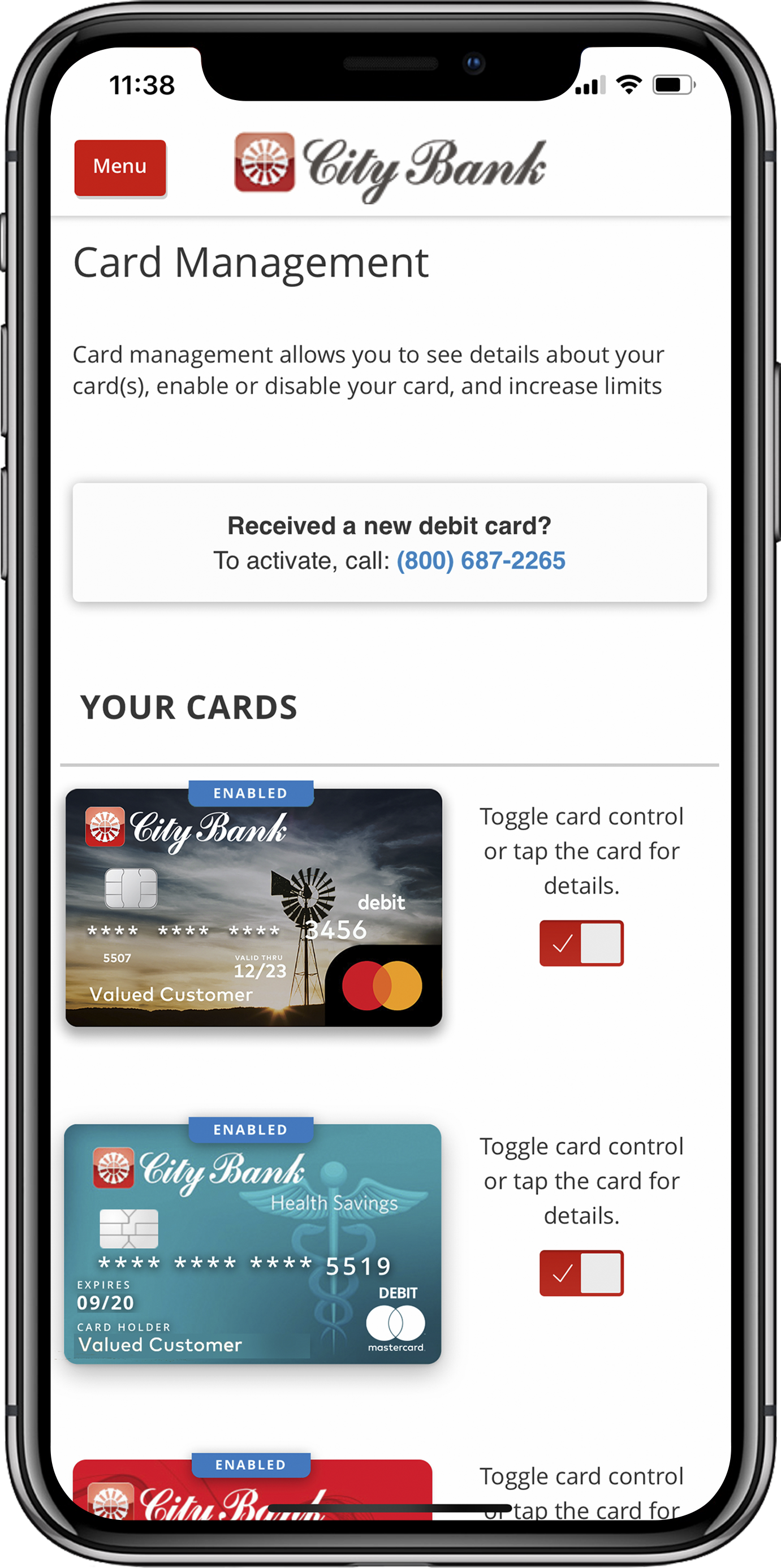 City Bank Personal Debit Cards