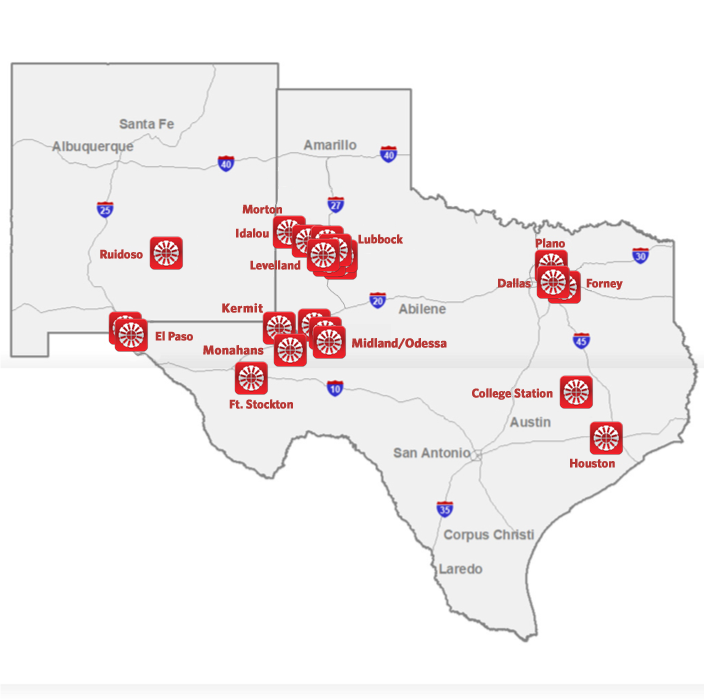 Locations Map 2025 Locations Map 2025
