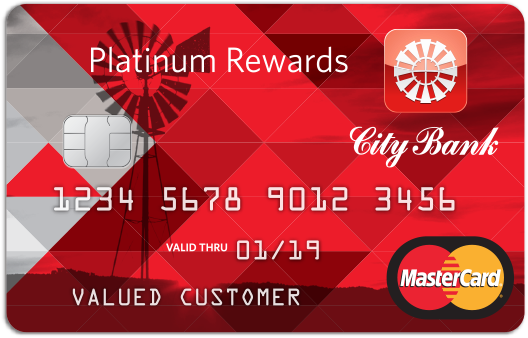 Sign up for your platinum rewards card today